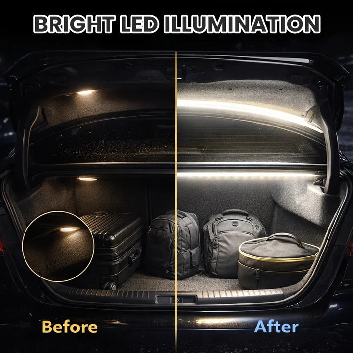 Universal 12V Car Trunk LED Light Strip – Waterproof Automatic Lighting