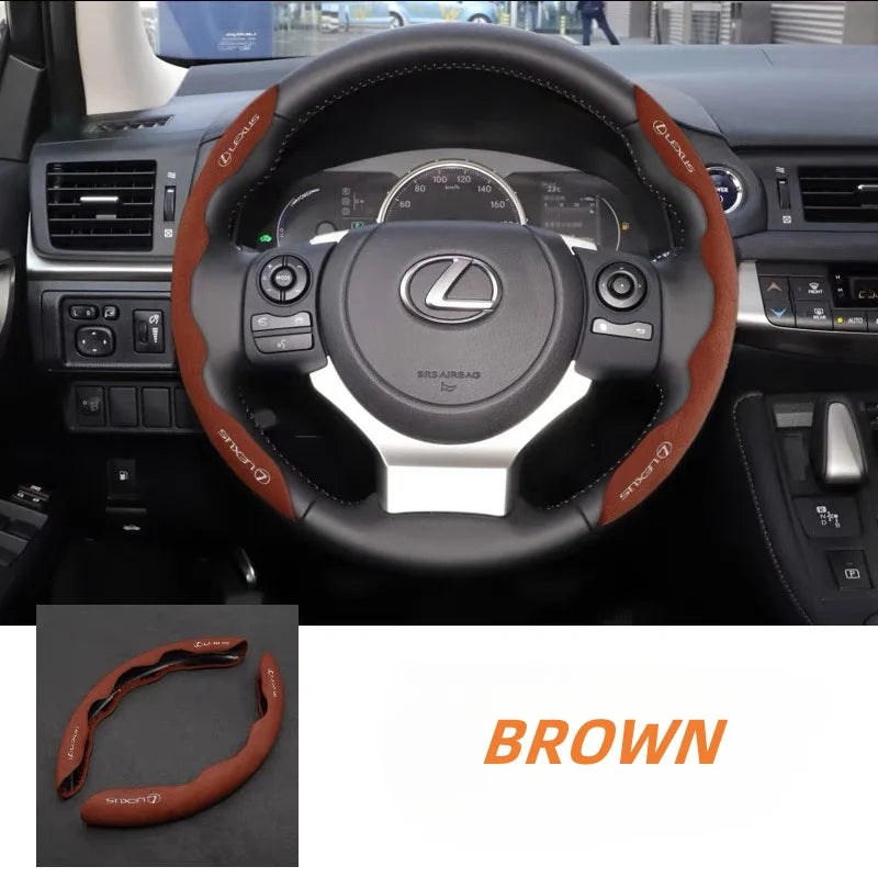 😍 Car Suede Steering Wheel Cover 😍