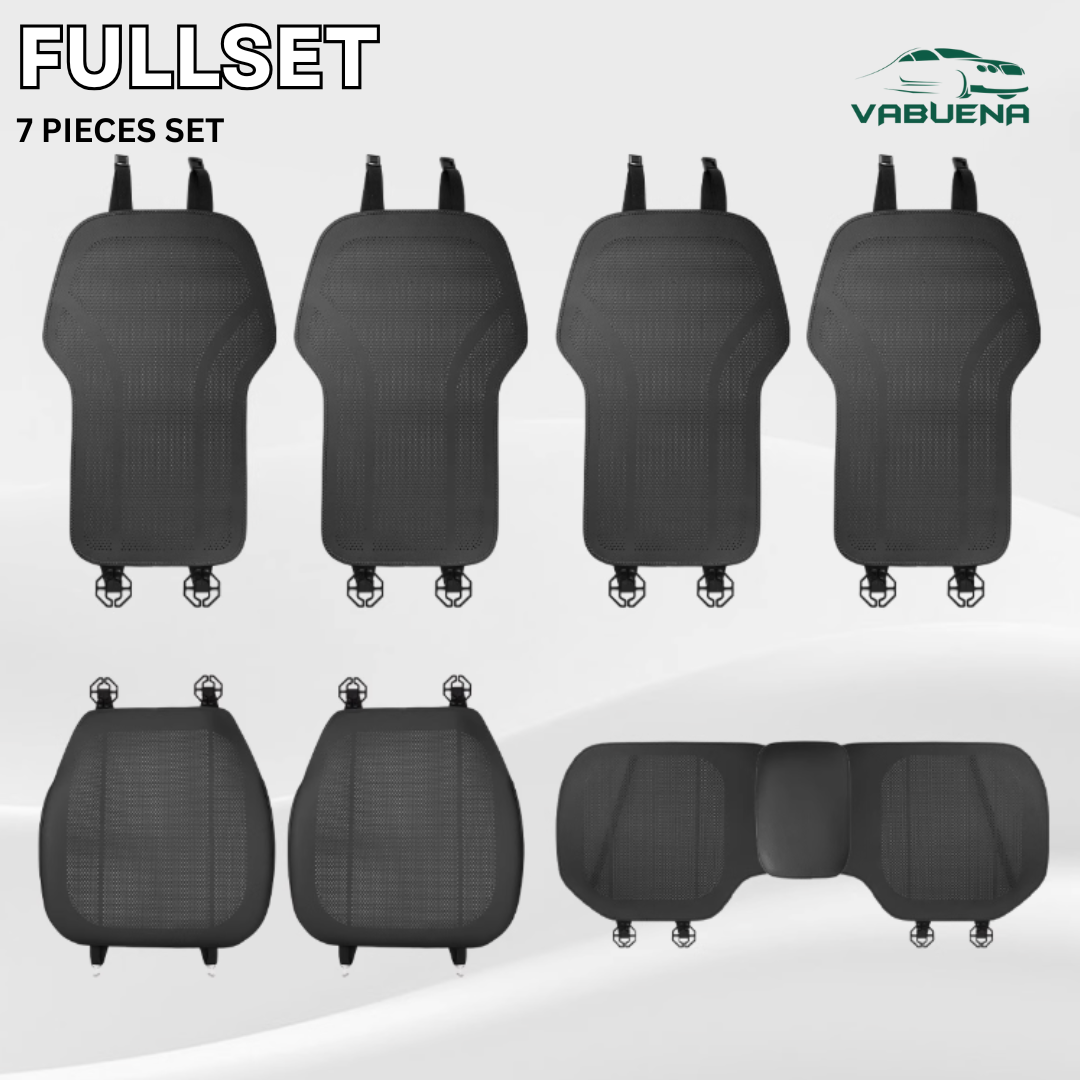 AirLux Seat Cover - Universal All-Season Ventilated Leather – Breathable Comfort Seat Cover