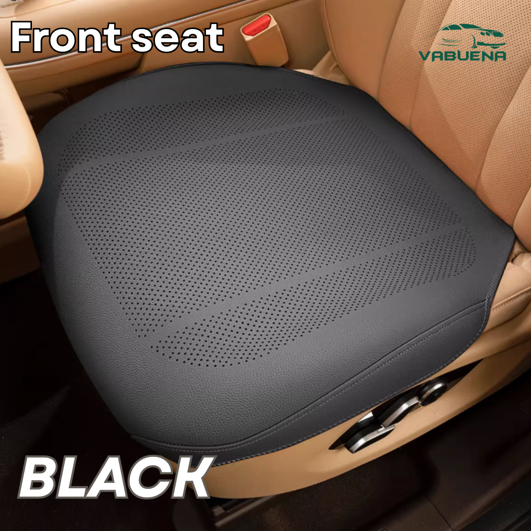 AirLux Seat Cover - Universal All-Season Ventilated Leather – Breathable Comfort Seat Cover