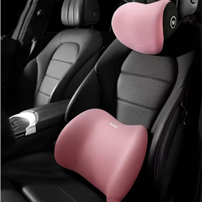 Ergonomic Memory Foam Car Seat Cushion-lumbar cushion or headrest or set