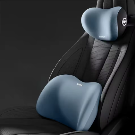 Ergonomic Memory Foam Car Seat Cushion-lumbar cushion or headrest or set
