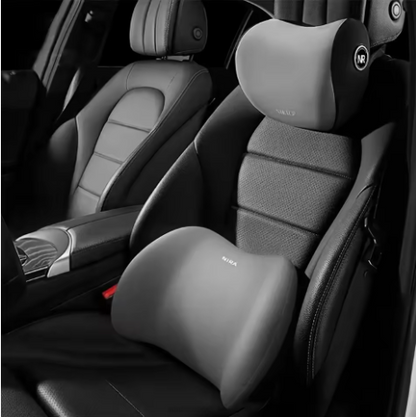 Ergonomic Memory Foam Car Seat Cushion-lumbar cushion or headrest or set