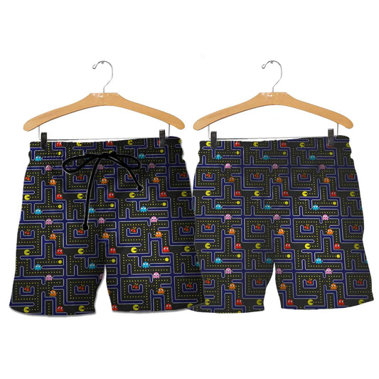 Pacman Hawaiian Short Unisex's